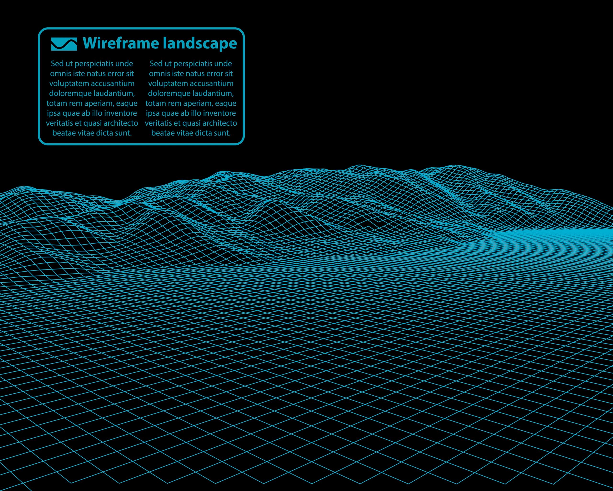 Topographic contour grid illustration representing atlas-based texture layouts