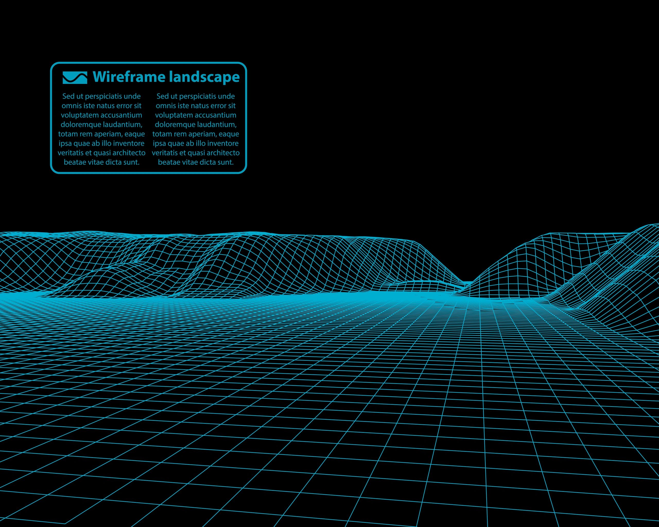 Topographic contour grid illustration suggesting repeatable trim segments
