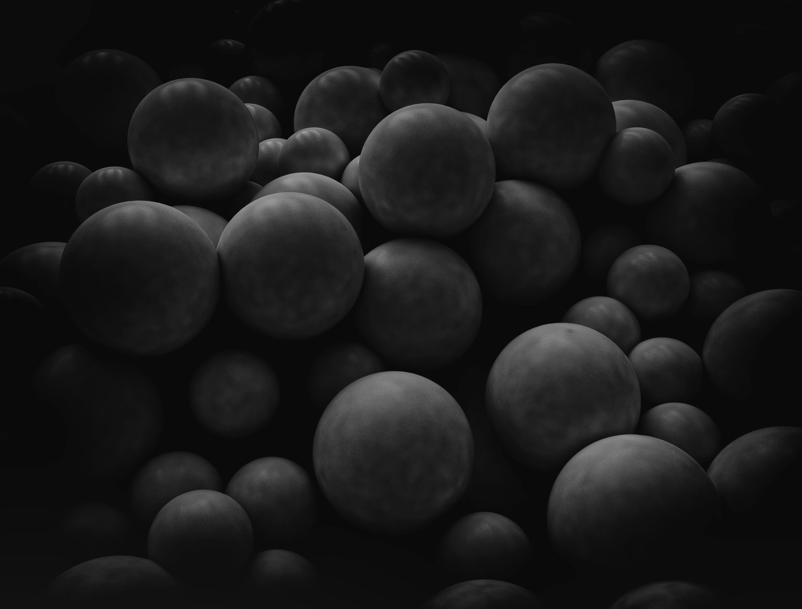Abstract stone-like spheres texture background